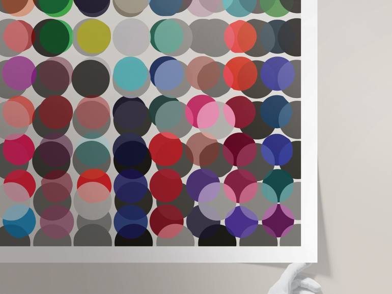 Original Abstract Printmaking by Henri Boissiere