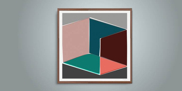 Original Minimalism Abstract Mixed Media by Henri Boissiere