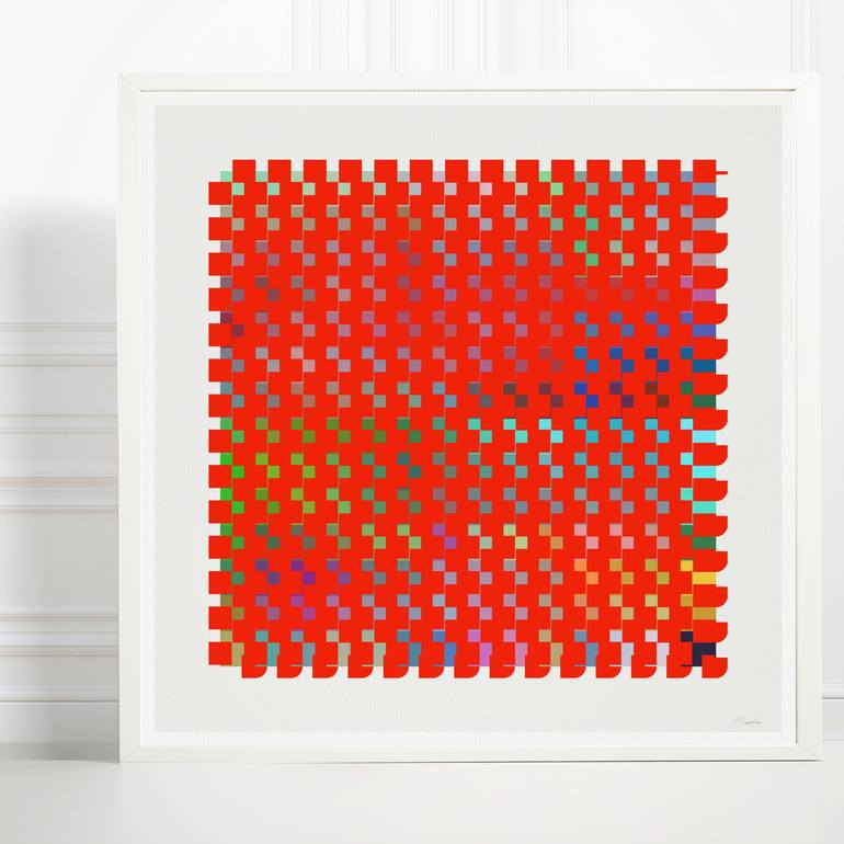 Original Abstract Printmaking by Henri Boissiere