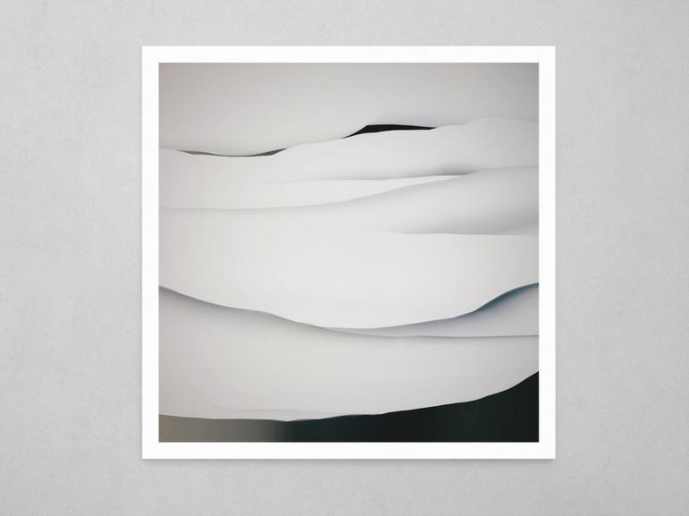 Original Abstract Landscape Printmaking by Henri Boissiere