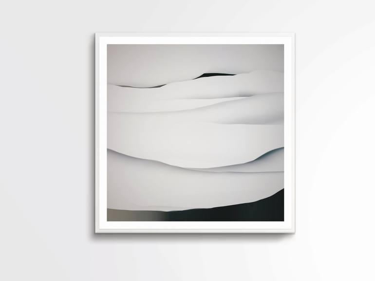 Original Abstract Landscape Printmaking by Henri Boissiere