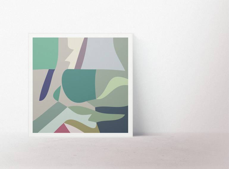 Original Abstract Printmaking by Henri Boissiere