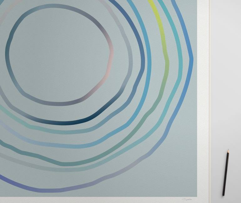 Original Abstract Printmaking by Henri Boissiere