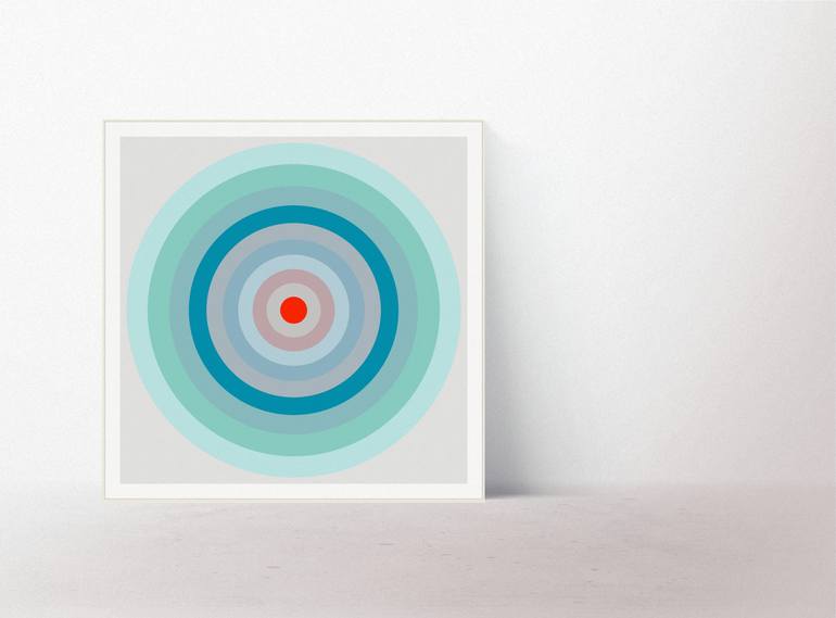 Original Minimalism Abstract Printmaking by Henri Boissiere