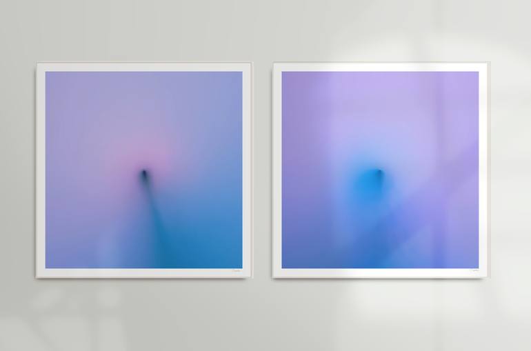 Original Minimalism Abstract Printmaking by Henri Boissiere