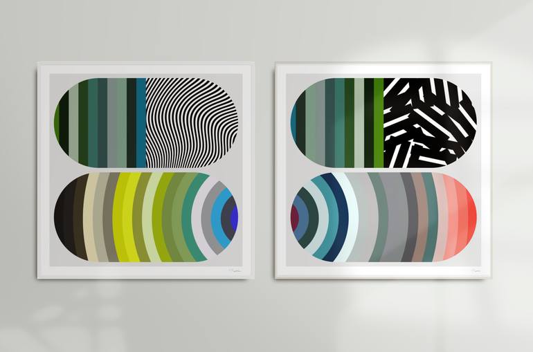 Original Abstract Printmaking by Henri Boissiere