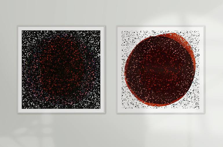 Original Abstract Printmaking by Henri Boissiere