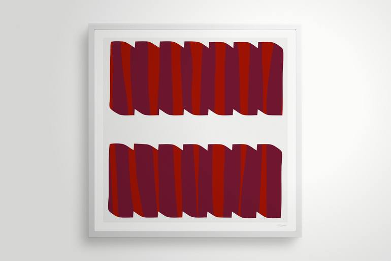 Original Minimalism Abstract Printmaking by Henri Boissiere