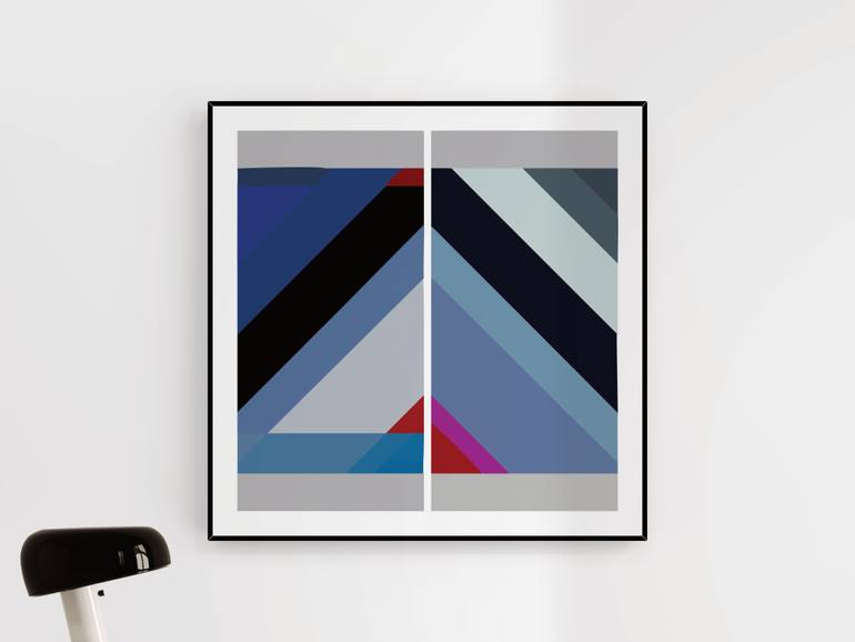 Original Abstract Printmaking by Henri Boissiere