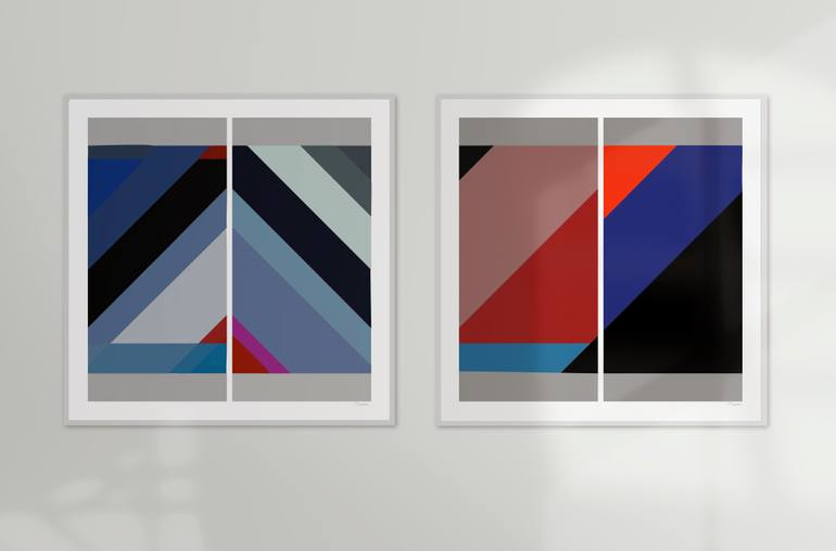 Original Abstract Printmaking by Henri Boissiere