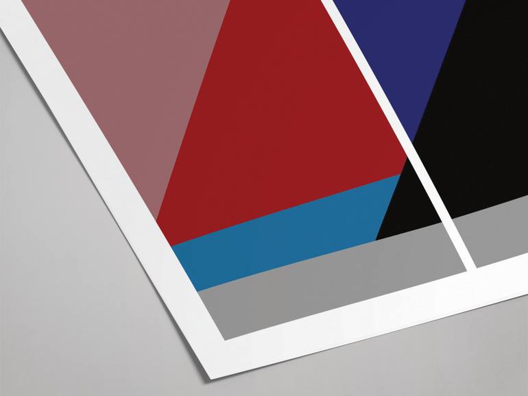 Original Abstract Printmaking by Henri Boissiere
