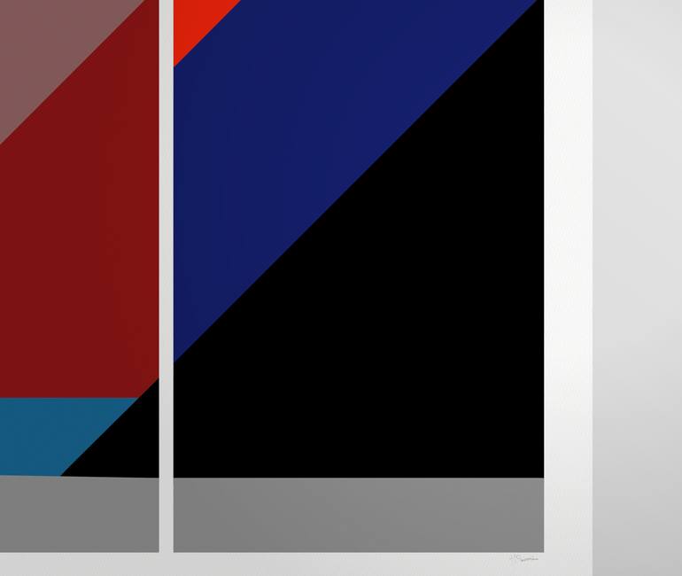 Original Abstract Printmaking by Henri Boissiere