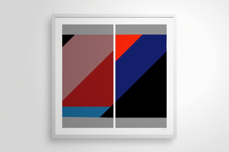 Original Abstract Printmaking by Henri Boissiere