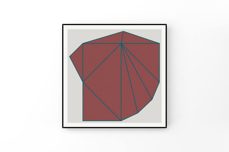 Original Abstract Printmaking by Henri Boissiere