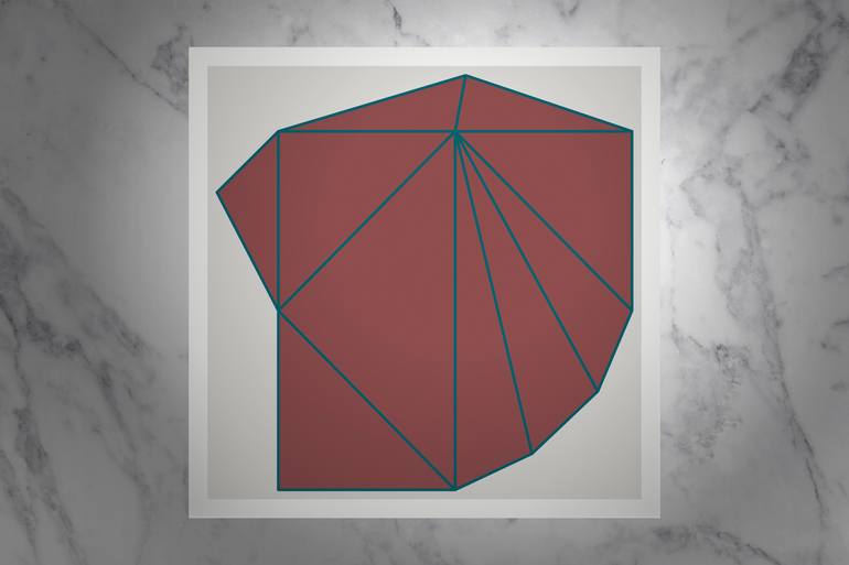 Original Abstract Printmaking by Henri Boissiere