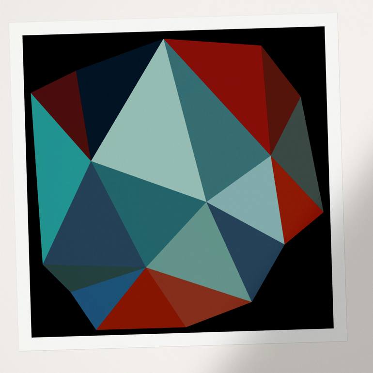 Original Abstract Printmaking by Henri Boissiere