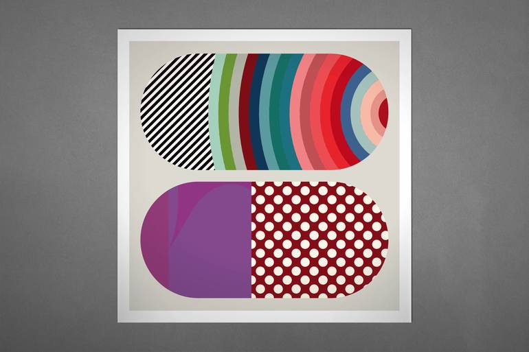 Original Abstract Health & Beauty Printmaking by Henri Boissiere
