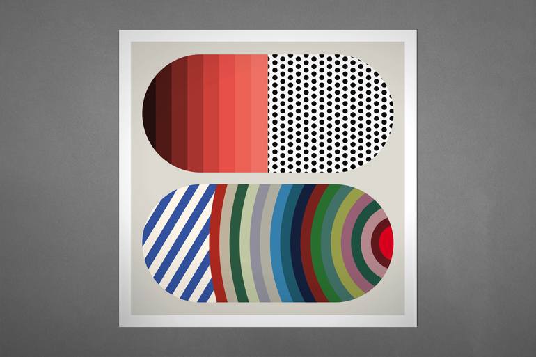 Original Abstract Health & Beauty Printmaking by Henri Boissiere