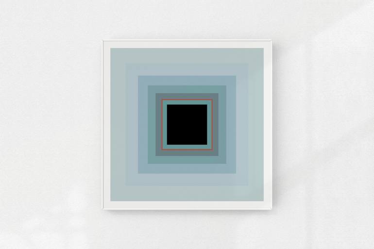 Original Abstract Architecture Printmaking by Henri Boissiere