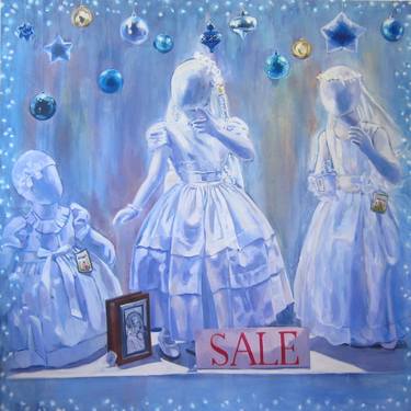 Original Figurative Fashion Painting by Chen Peng