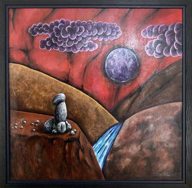 Original Surrealism Abstract Paintings by David Garnett