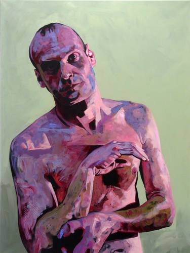 Original Expressionism Nude Paintings by Hanjo Schmidt