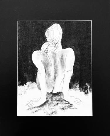 Original Figurative Nude Drawings by Annette Palmer