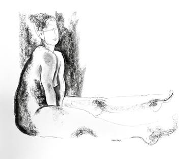 Original Figurative Nude Drawings by Annette Palmer