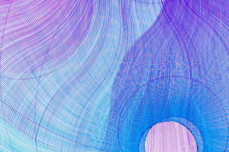 Original Abstract Expressionism Abstract Drawing by István Kostura