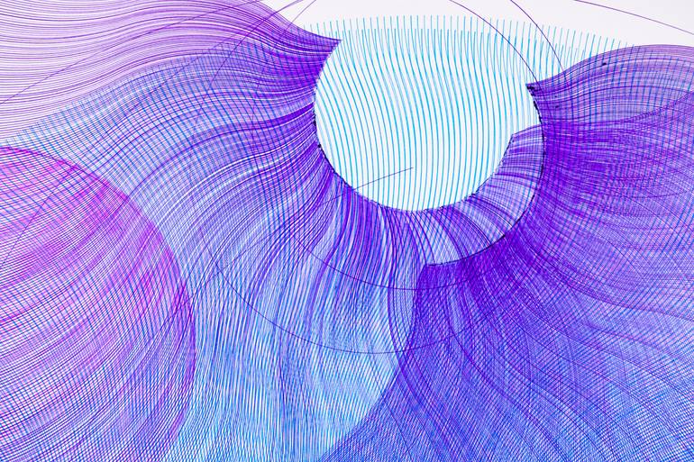 Original Abstract Expressionism Abstract Drawing by István Kostura