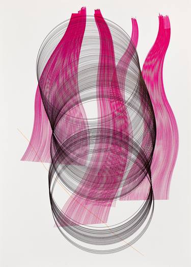 Original Contemporary Abstract Drawing by István Kostura