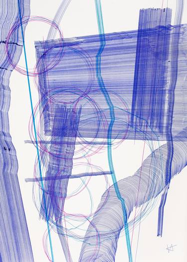 Original Conceptual Abstract Drawings by István Kostura