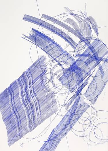 Original Abstract Drawings by István Kostura