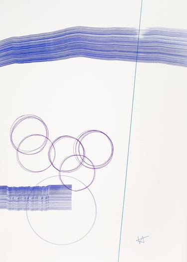 Original Abstract Drawings by István Kostura