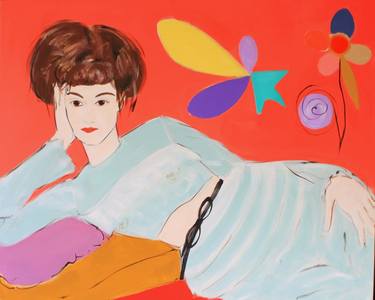 Original Figurative Celebrity Paintings by Karin Beck