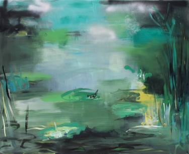 Original Abstract Expressionism Landscape Paintings by Karin Beck