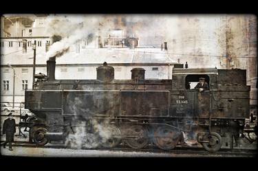 Original Fine Art Train Photography by Leopold Brix