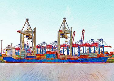 Container terminal - Limited Edition of 5 thumb