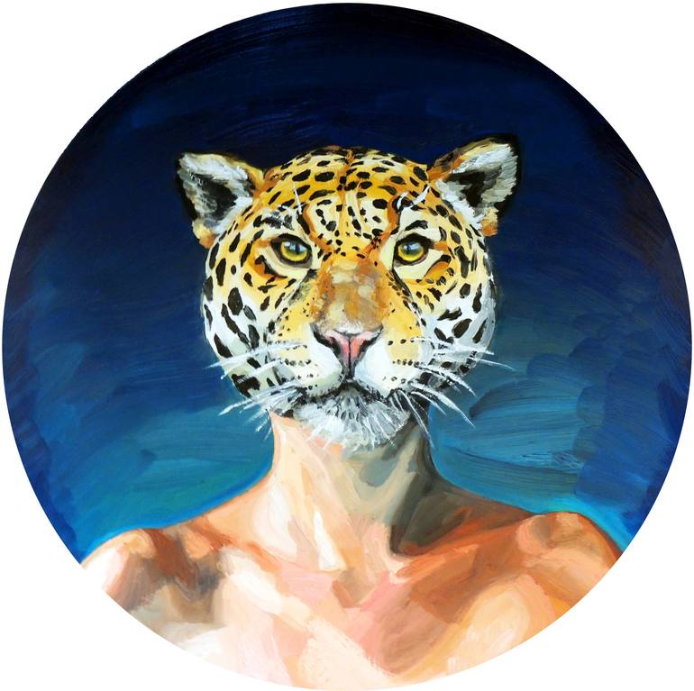 Visions of the Jaguar People Painting by Meredith Rose