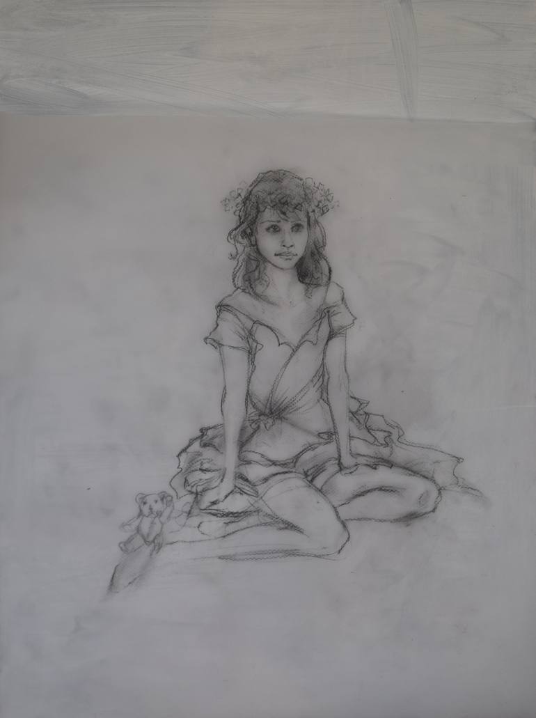 Paris Sketch 2 - Wrapped Canvas Drawing Print Ophelia & Co. Size: 12 H x 8 W x 1.25 D