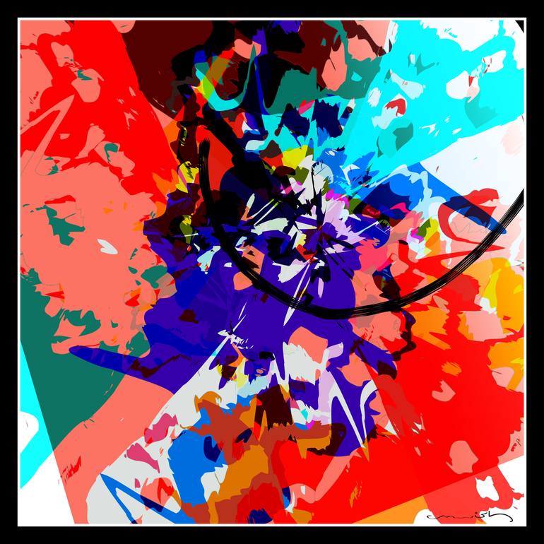 Original Abstract Expressionism Abstract Digital by Manish Bhatt