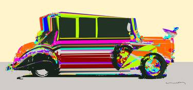 Original Abstract Car Digital by Manish Kumar Bhatt