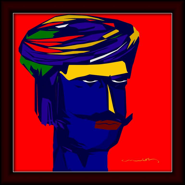 Original Fine Art Portrait Digital by Manish Kumar Bhatt