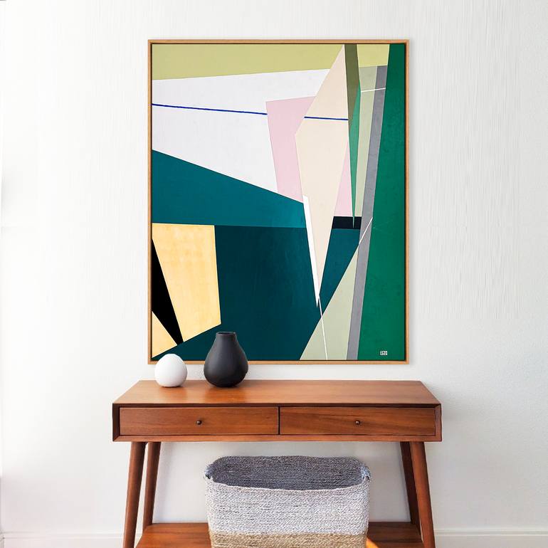 Original Abstract Expressionism Abstract Painting by Hyunah Kim