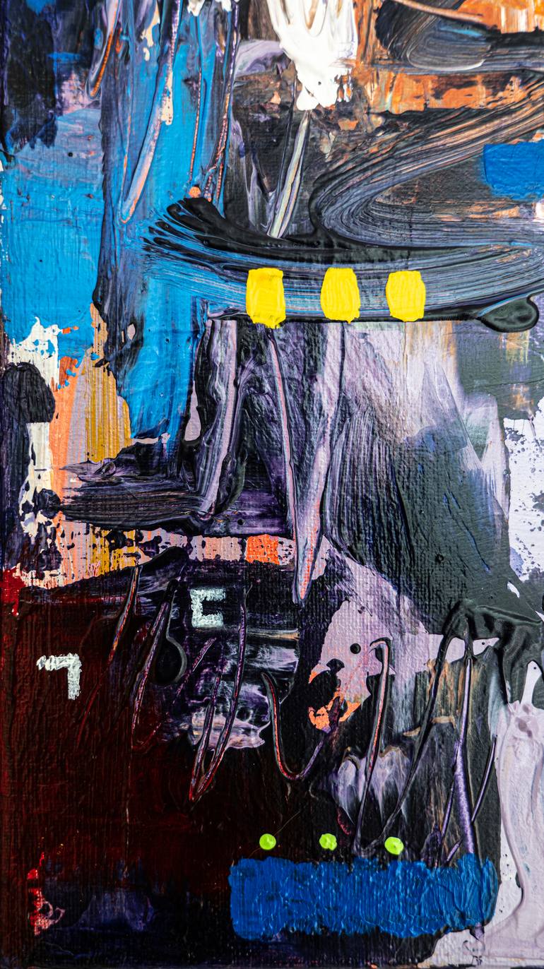 Original Abstract Expressionism Abstract Painting by Hyunah Kim