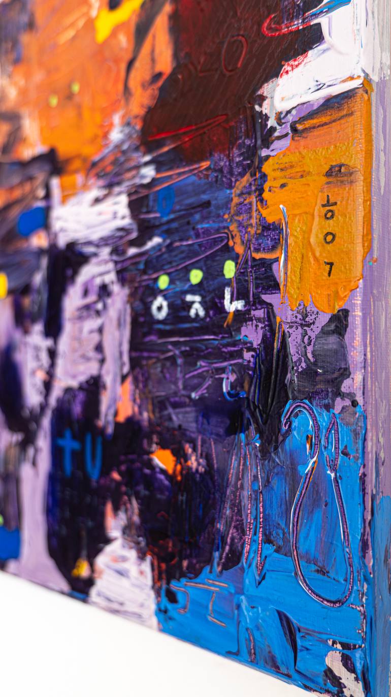 Original Abstract Expressionism Abstract Painting by Hyunah Kim