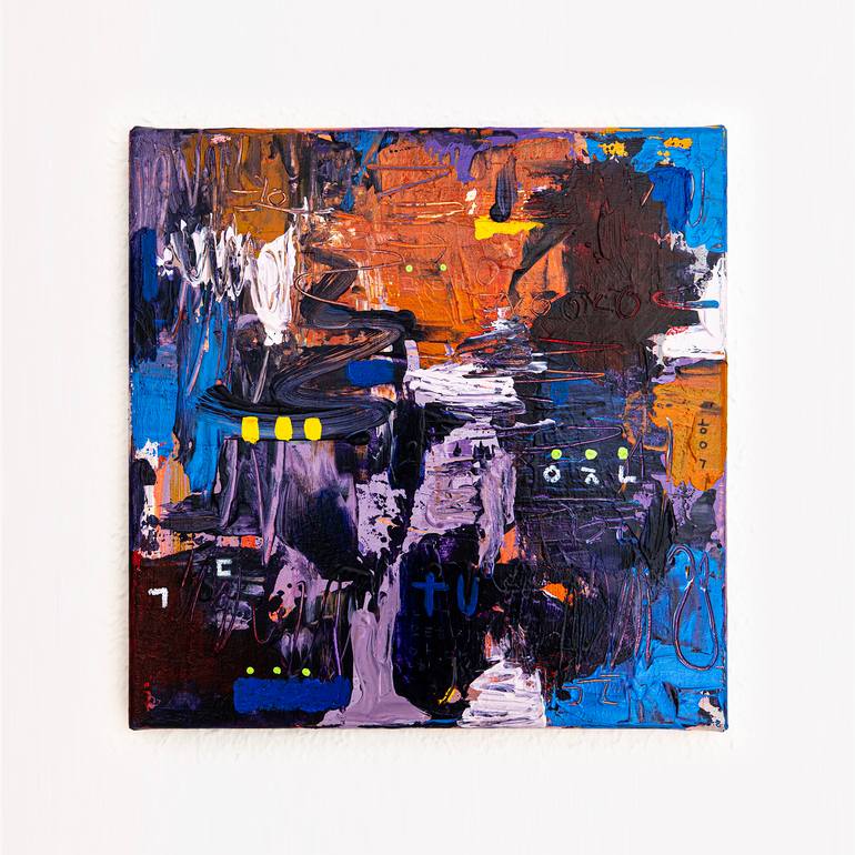 Original Abstract Expressionism Abstract Painting by Hyunah Kim