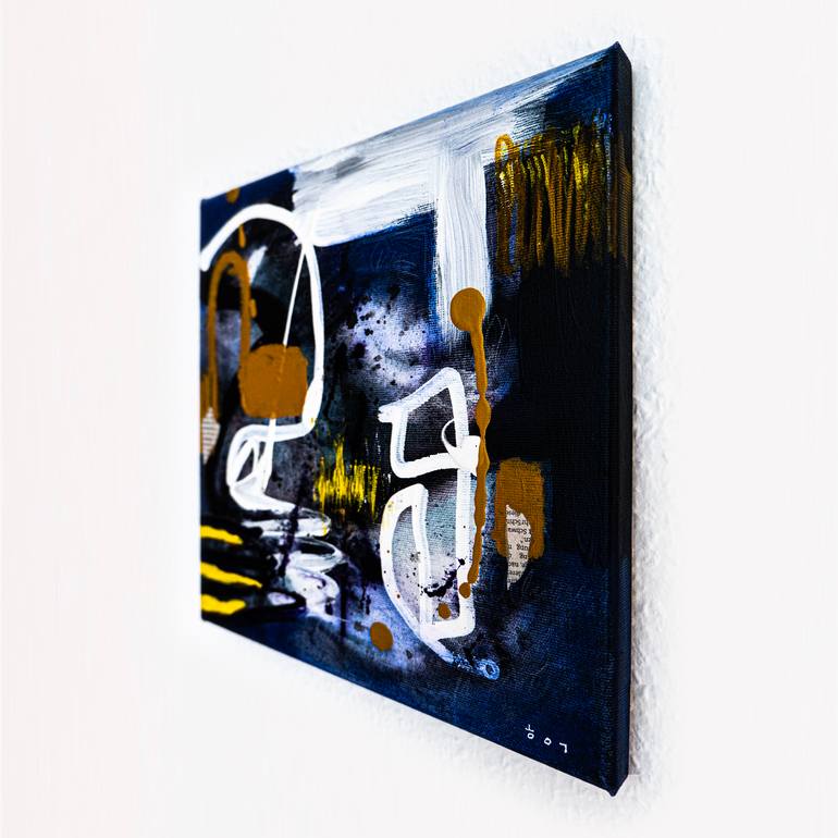 Original Abstract Expressionism Abstract Painting by Hyunah Kim