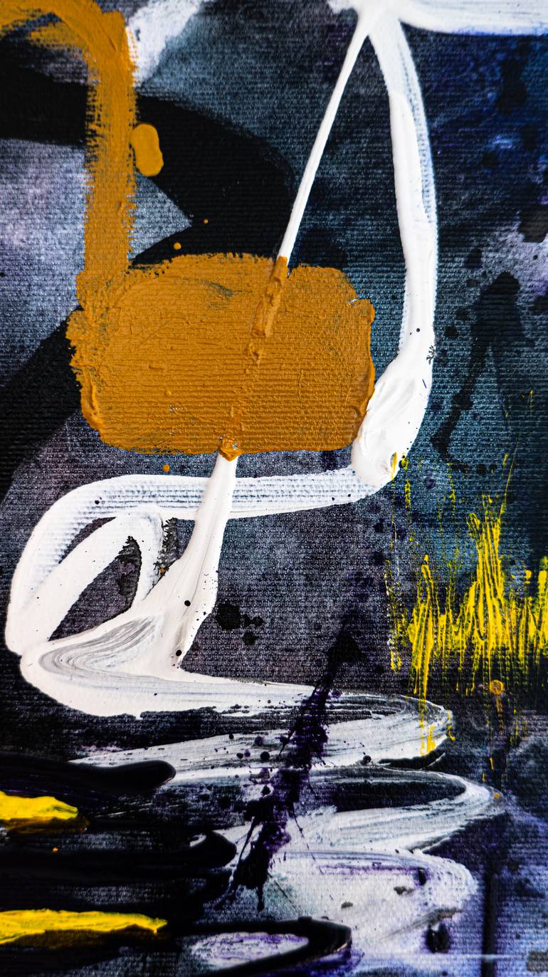 Original Abstract Expressionism Abstract Painting by Hyunah Kim