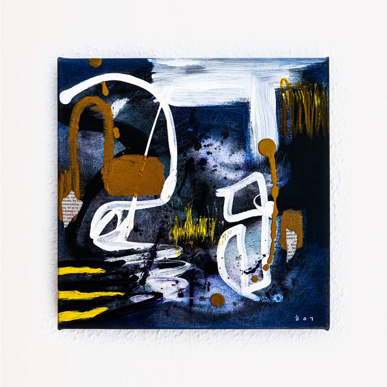 Original Abstract Expressionism Abstract Painting by Hyunah Kim
